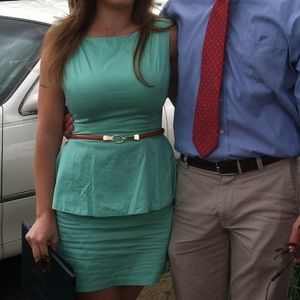 Mint Green “peglum” Minidress